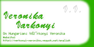 veronika varkonyi business card